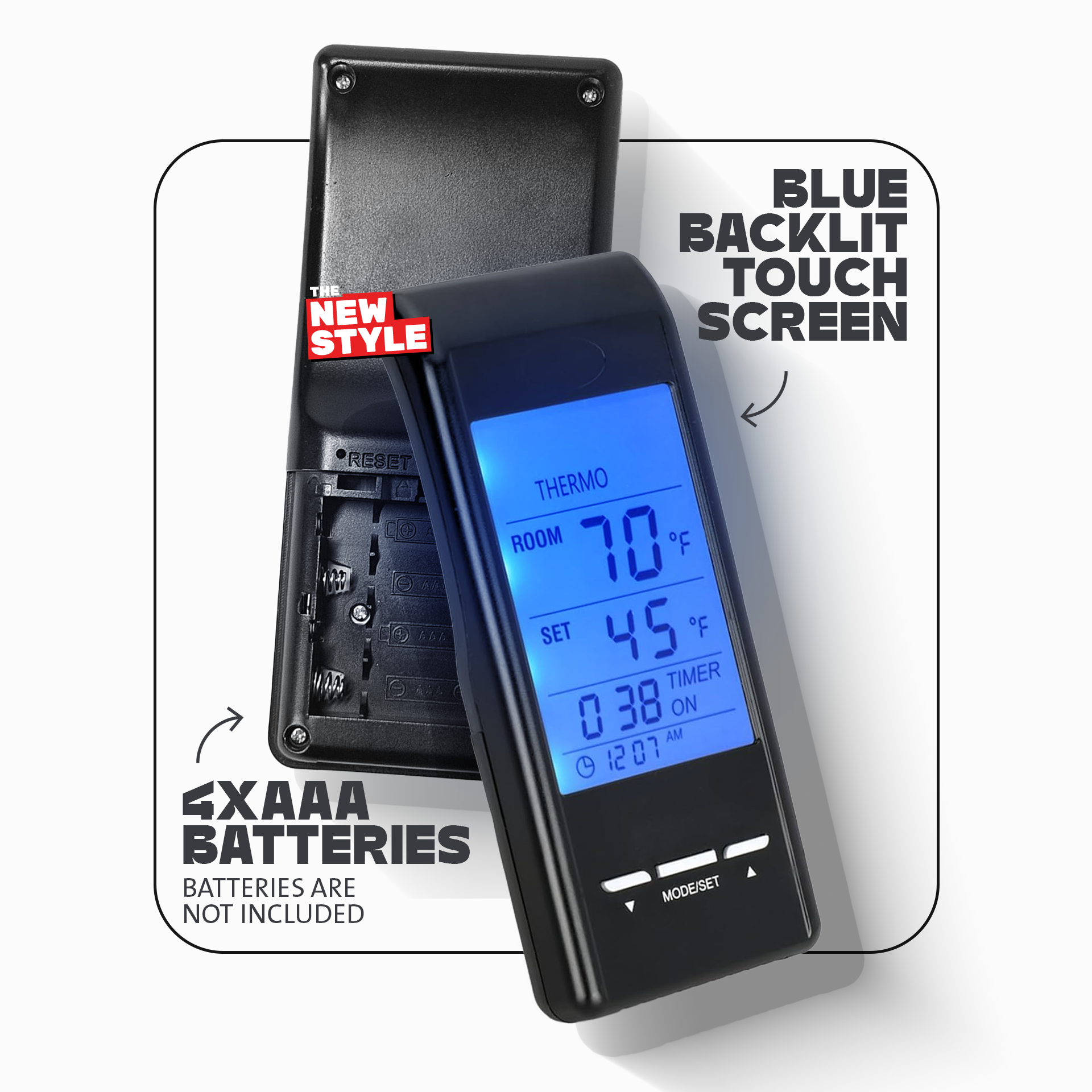 Touch Screen Thermostatic Remote Control , for Millivolt Gas Fireplace System image 8