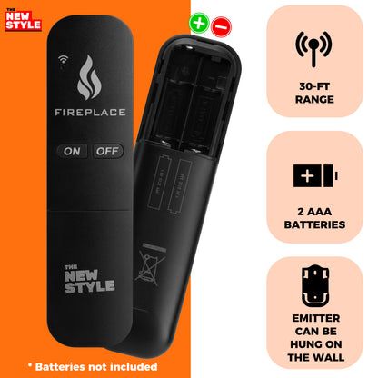 Gas Fireplace Remote Control Kit, On/Off Remote Control,for Millivolt Valve System, Replace for skytech 1420-A,1420TH-A,1001-A,1001TH-A -TX 3001,Napoleon F45,Acumen RCK-IW,and More