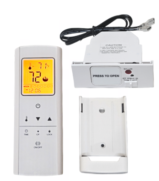 Gas Fireplace Remote Control Kit,Thermostatic On/Off Remote Control Set image 0