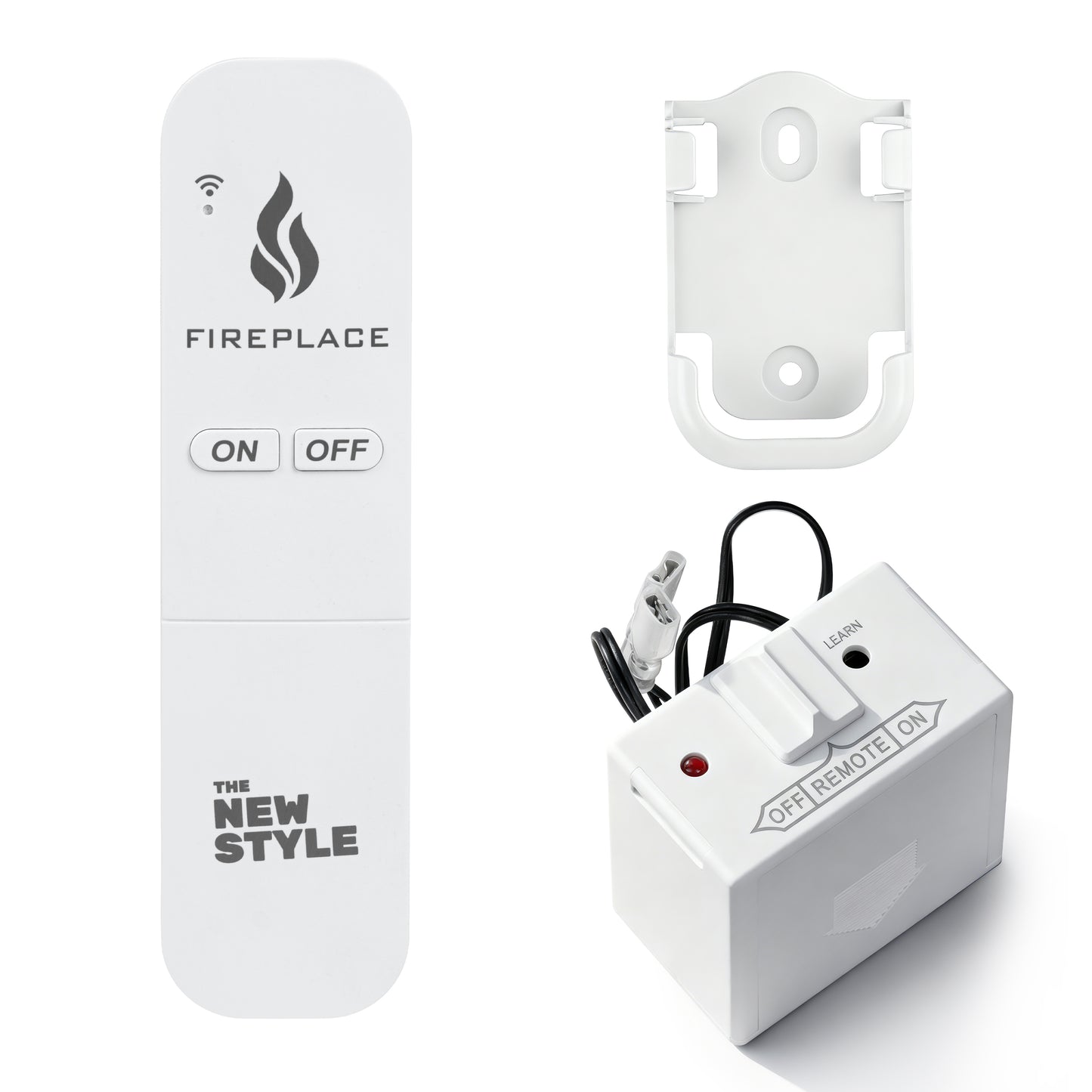 Gas Fireplace Remote Control Kit, On/Off Remote Control,for Millivolt Valve System, Replace for skytech 1420-A,1420TH-A,1001-A,1001TH-A -TX 3001,Napoleon F45,Acumen RCK-IW,and More