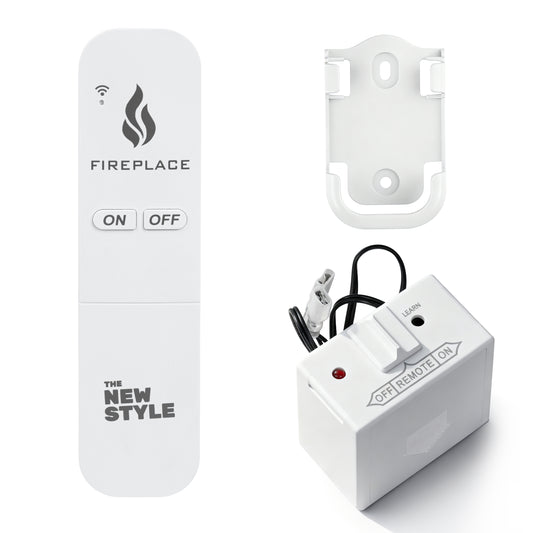 Gas Fireplace Remote Control Kit, On/Off Remote Control,for Millivolt Valve System, Replace for skytech 1420-A,1420TH-A,1001-A,1001TH-A -TX 3001,Napoleon F45,Acumen RCK-IW,and More
