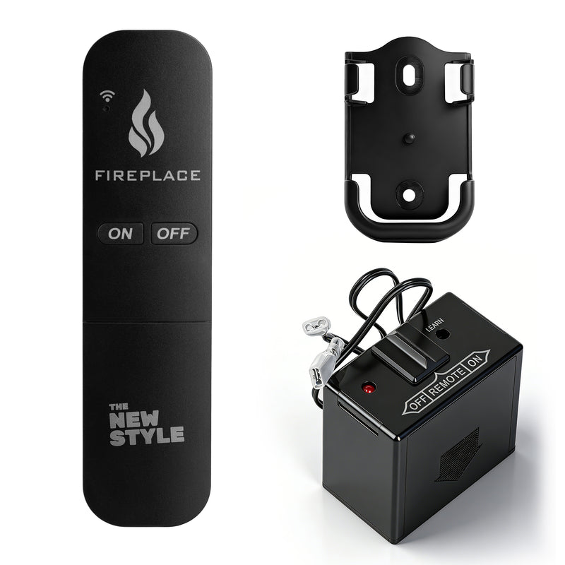 Gas Fireplace Remote Control Kit, On/Off Remote Control,for Millivolt Valve System, Replace for skytech 1420-A,1420TH-A,1001-A,1001TH-A -TX 3001,Napoleon F45,Acumen RCK-IW,and More