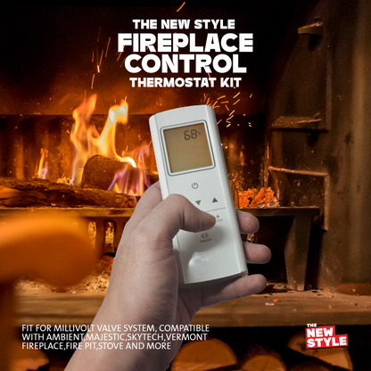 Gas Fireplace Remote Control Kit,Thermostatic On/Off Remote Control Set image 7