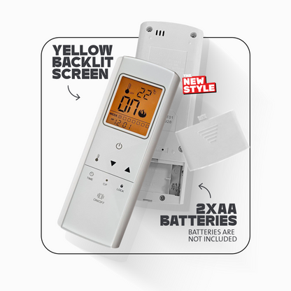 Gas Fireplace Remote Control Kit,Thermostatic On/Off Remote Control Set image 3