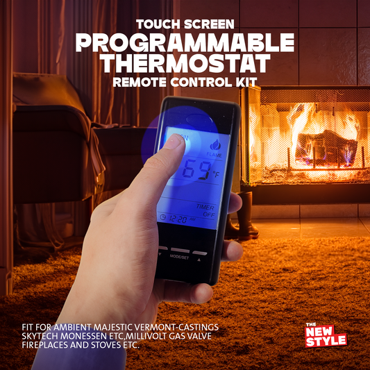 Touch Screen Thermostatic Remote Control , for Millivolt Gas Fireplace System image 1